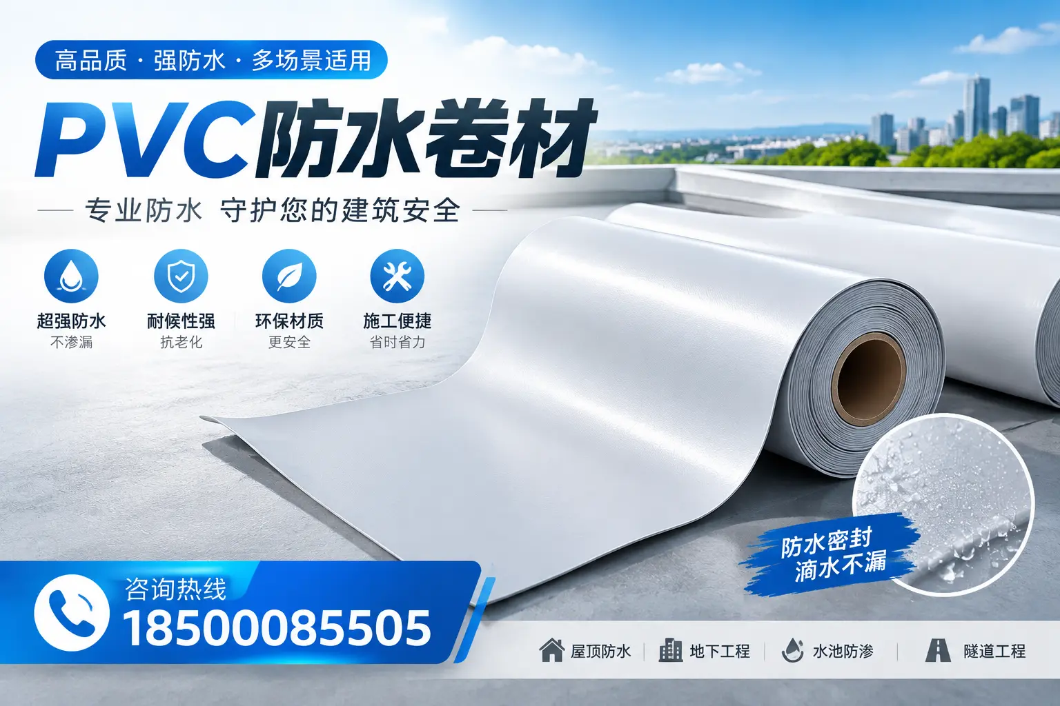 PVC防水卷材的市场竞争分析，遵义品牌选择参考